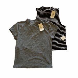 Two Pack Forever 21 Cropped Fitted Tops